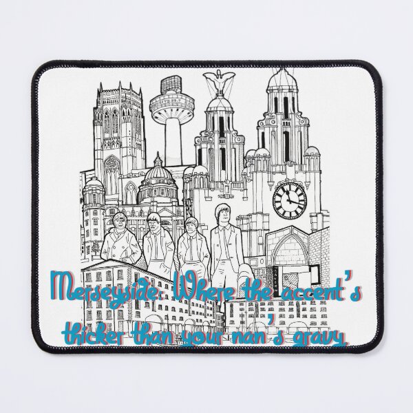 Item preview, Merseyside Where The Accent’s designed and sold by EyeSpyChaos.