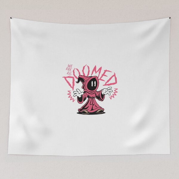 Item preview, We Are All Doomed – Pink Grim Reaper Design designed and sold by mikoscha.