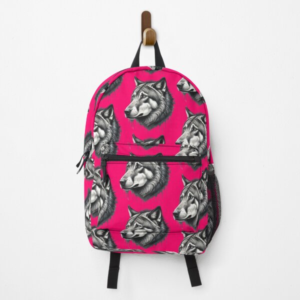 Item preview, GREY WOLF HEAD (#FF0066) designed and sold by Marlon Oseguera.