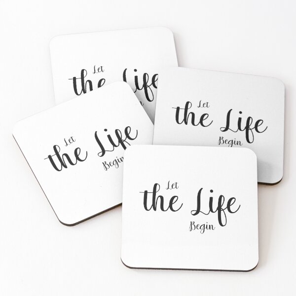 Item preview, Let the Life Begin, Unique designed and sold by villacreativa.