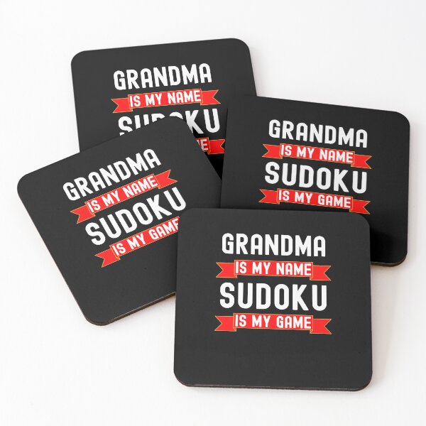 Item preview, Grandma is my name Sudoku is my game funny Sudoku humor designed and sold by snowry.