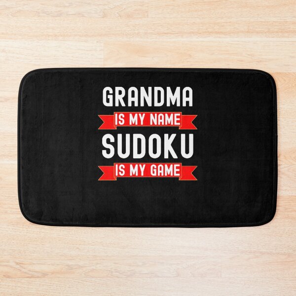 Item preview, Grandma is my name Sudoku is my game funny Sudoku humor designed and sold by snowry.