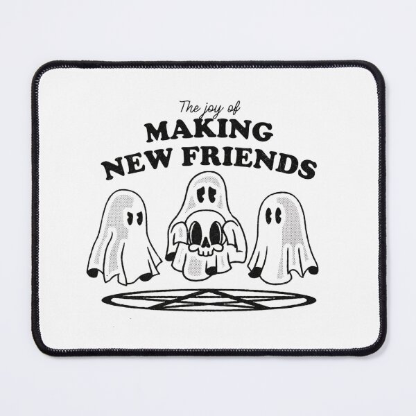 Item preview, The Joy of Making New Friends – Cute Ghost Summoning Design designed and sold by mikoscha.