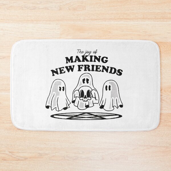 Item preview, The Joy of Making New Friends – Cute Ghost Summoning Design designed and sold by mikoscha.