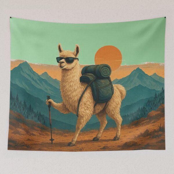 Item preview, Llama on the Trail designed and sold by Ty Vo.