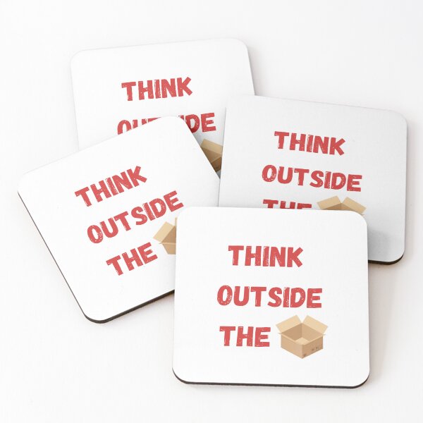 Item preview, Think Outside the Box – Creative Mindset designed and sold by Breaking Shop.
