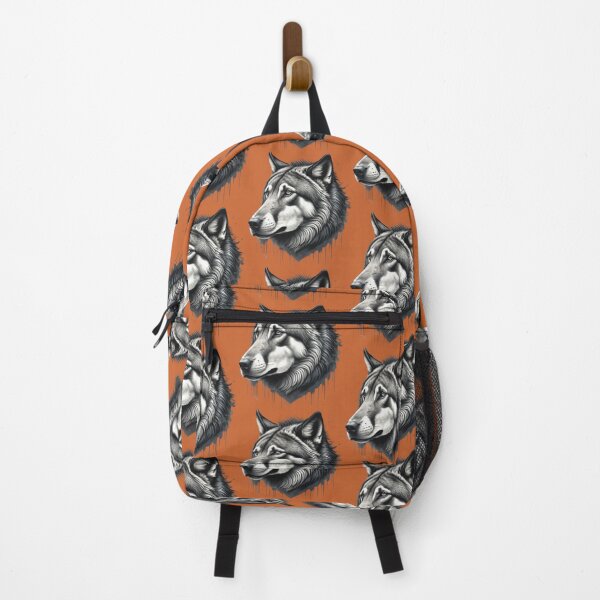Item preview, GREY WOLF HEAD (#CC6633) designed and sold by Marlon Oseguera.