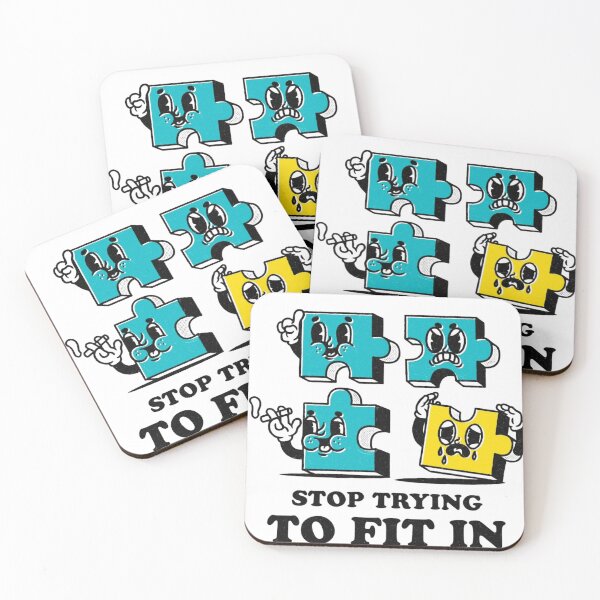Item preview, Stop Trying to Fit In – Sad Puzzle Piece Design designed and sold by mikoscha.