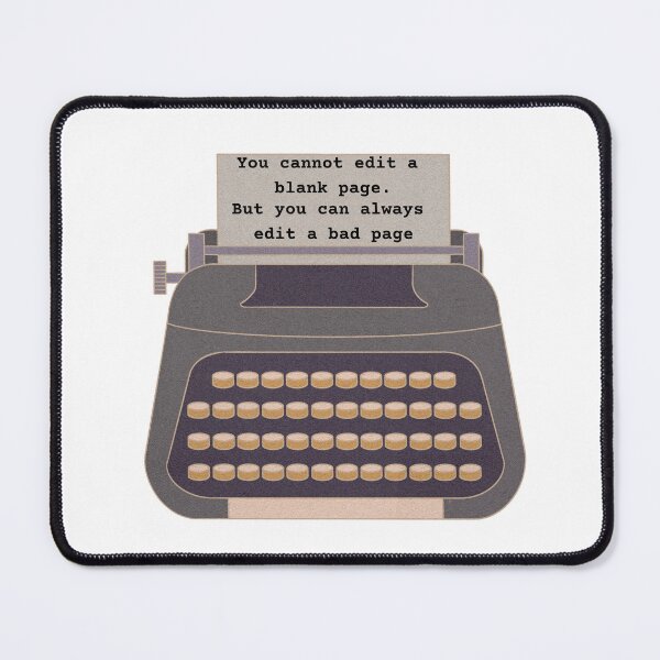 Item preview, Typewriter quote design designed and sold by Naquo.