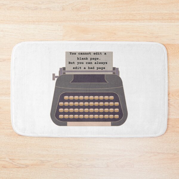 Item preview, Typewriter quote design designed and sold by Naquo.