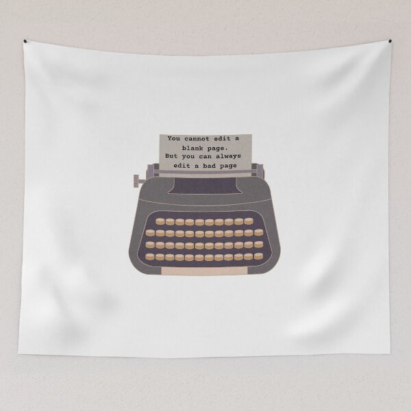 Item preview, Typewriter quote design designed and sold by Naquo.