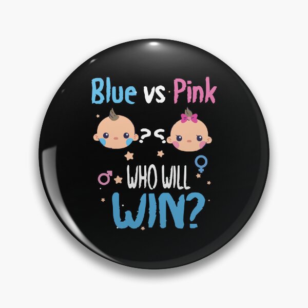 Item preview, Gender reveal party gifts, blue vs pink who will win?  designed and sold by VibraStitch.