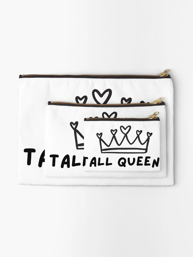Thumbnail 2 of 4, Zipper Pouch, Tall Queen designed and sold by PlumTreeDesign.