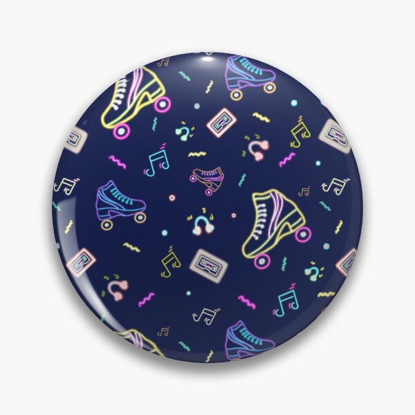 Item preview, Retro Neon Disco Colorful Pattern designed and sold by WorldofJayDesign.