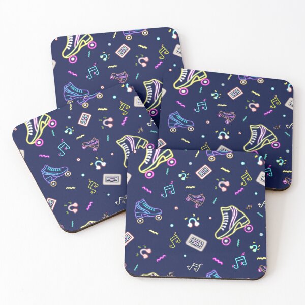 Item preview, Retro Neon Disco Colorful Pattern designed and sold by WorldofJayDesign.