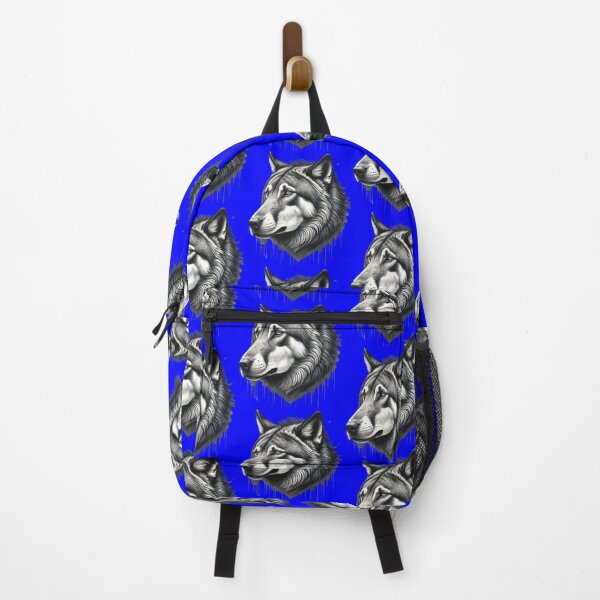Item preview, GREY WOLF HEAD (#0000FF) designed and sold by Marlon Oseguera.