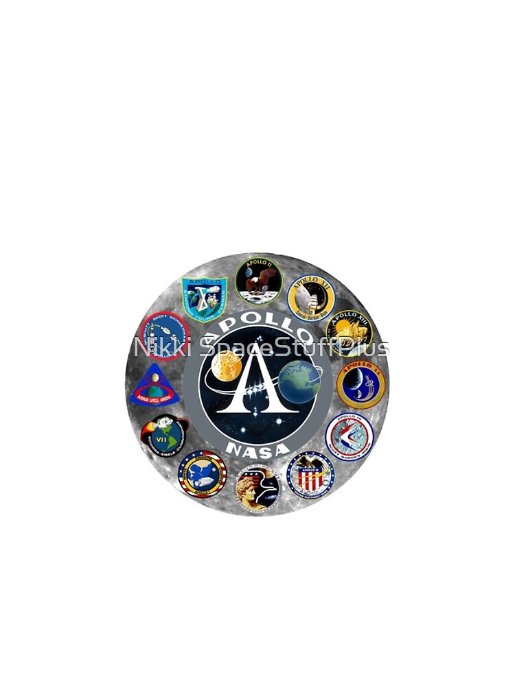 Thumbnail 4 of 4, iPhone Case, Apollo Mission Composite Logo designed and sold by Spacestuffplus.