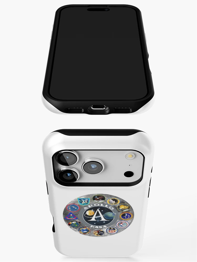 Thumbnail 3 of 4, iPhone Case, Apollo Mission Composite Logo designed and sold by Nikki SpaceStuffPlus.