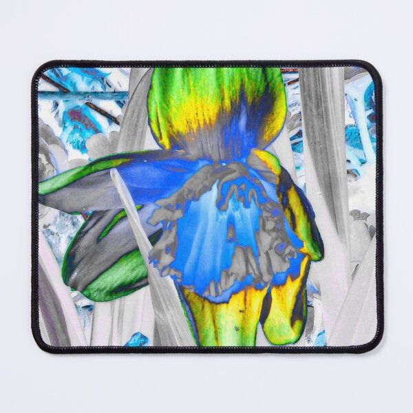 Item preview, Trippy Daffodil in Blue, Yellow & Green designed and sold by SXW Designs.