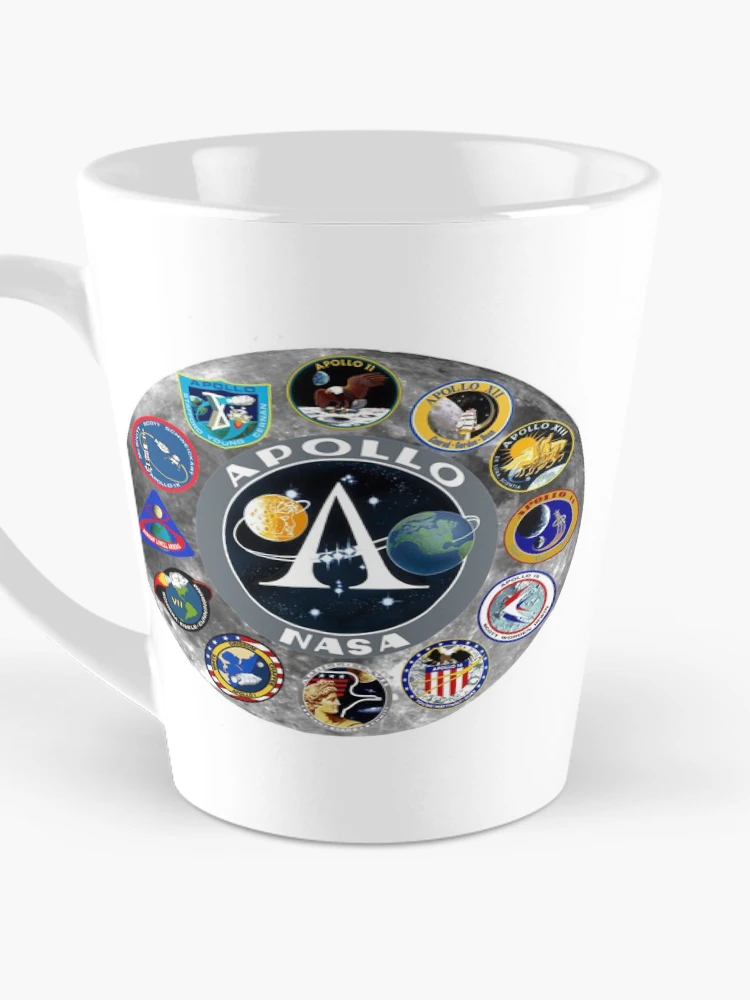 Thumbnail 3 of 4, Coffee Mug, Apollo Mission Composite Logo designed and sold by Nikki SpaceStuffPlus.