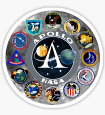 Apollo Mission Composite Logo Sticker