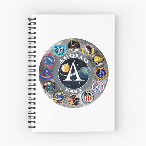 Item preview, Apollo Mission Composite Logo designed and sold by Nikki SpaceStuffPlus.