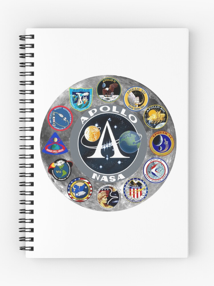 Thumbnail 1 of 3, Journal, Apollo Mission Composite Logo designed and sold by Spacestuffplus.