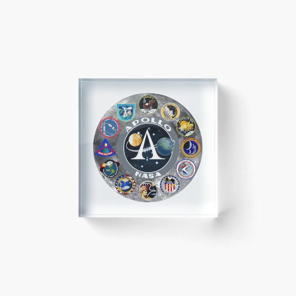 Item preview, Apollo Mission Composite Logo designed and sold by Nikki SpaceStuffPlus.