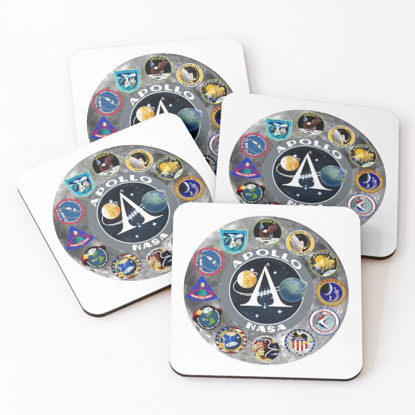 Item preview, Apollo Mission Composite Logo designed and sold by Nikki SpaceStuffPlus.