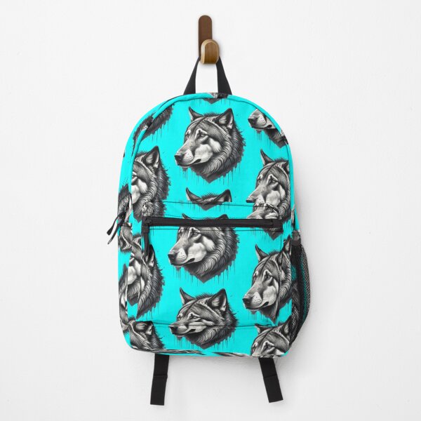 Item preview, GREY WOLF HEAD (#00FFFF) designed and sold by Marlon Oseguera.