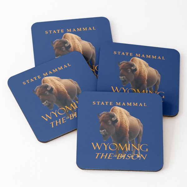 Item preview, Wyoming Territory Mammal The Bison designed and sold by taiche.