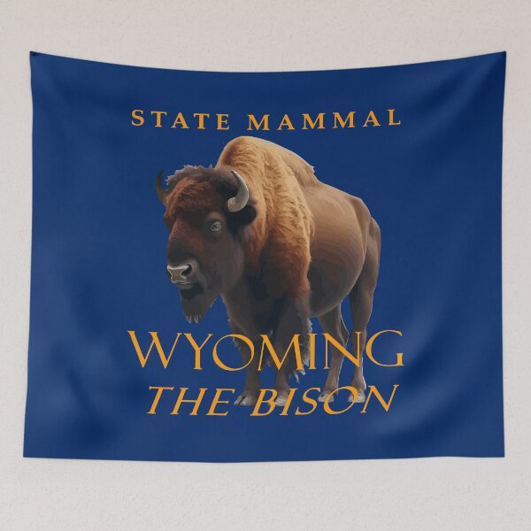 Item preview, Wyoming Territory Mammal The Bison designed and sold by taiche.
