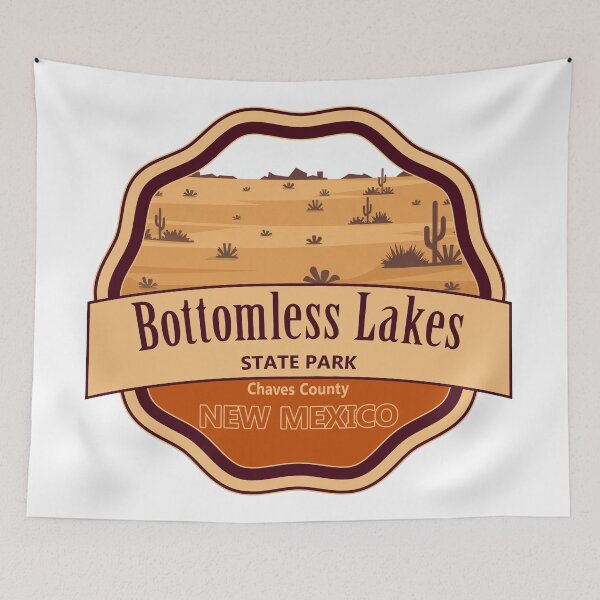 Item preview, Bottomless Lakes State Park Chaves County New Mexico designed and sold by Wanderful-roads.