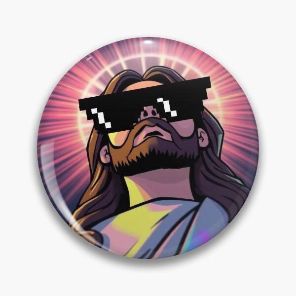 Item preview, He Is Risen Cool Jesus 8-bit sunglasses Jesus Is Rizzin designed and sold by ElixirCraft.