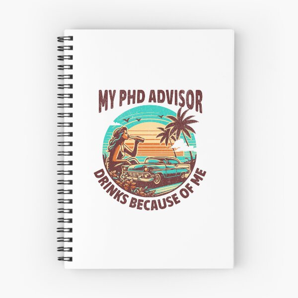Item preview, My PhD Advisor Drinks Because Of Me | PhD Mentor Gift | Funny Dissertation | Qualifying Exam | Dissertation Humor | Funny Grad Student | Preliminary Exam | Comprehensive Exam designed and sold by jadedscientist.