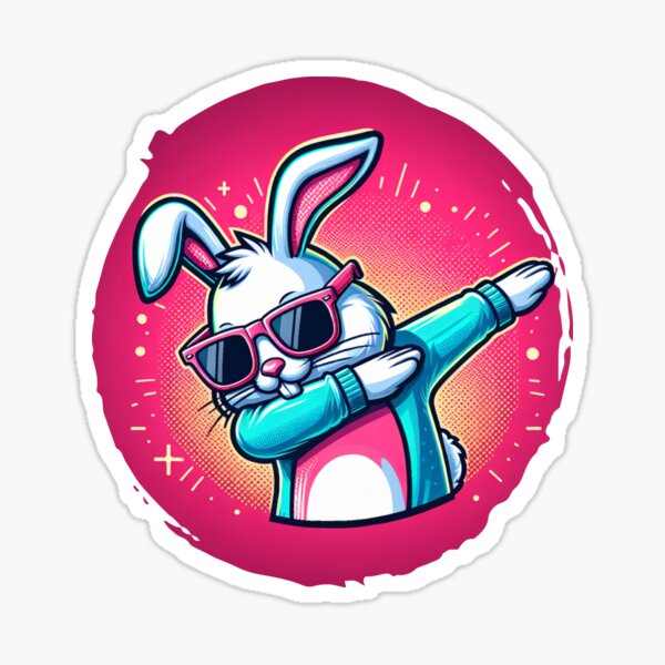 Item preview, Easter Bunny Dancing Dab designed and sold by DivaDoodle.
