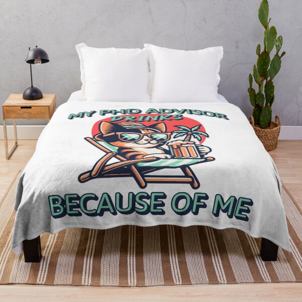 Item preview, My PhD Advisor Drinks Because Of Me | Funny Dissertation | Qualifying Exam | Dissertation Humor | Funny Grad Student | Preliminary Exam | Comprehensive Exam | PhD Mentor Gift designed and sold by jadedscientist.