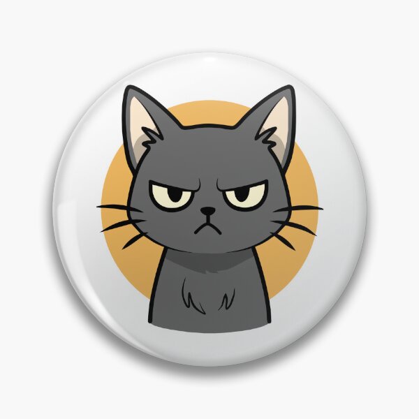Item preview, Cute but Grumpy Cat Illustration designed and sold by imaginariun.