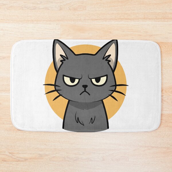 Item preview, Cute but Grumpy Cat Illustration designed and sold by imaginariun.