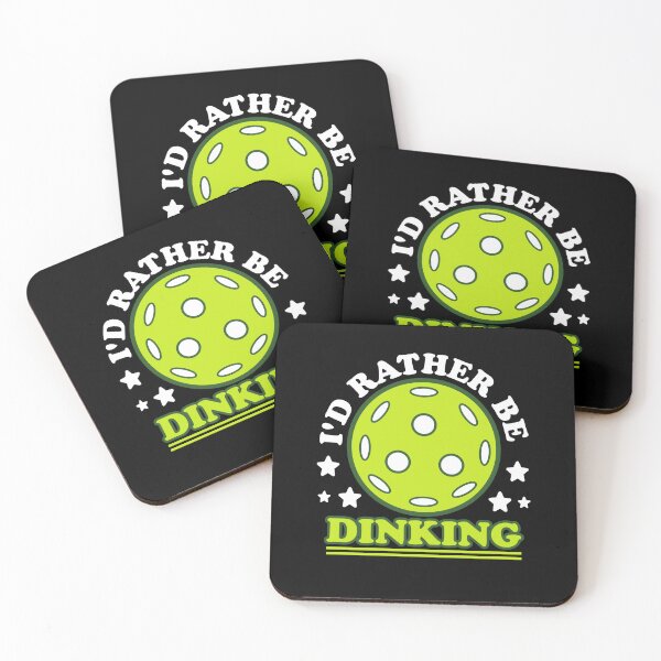 Item preview, I'd Rather Be Dinking - Funny Pickleball Lover Phrase designed and sold by Sunserize Designs.
