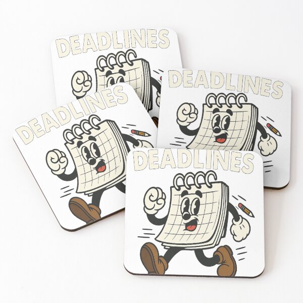 Item preview, Running From Deadlines – Retro Planner Panic designed and sold by mikoscha.