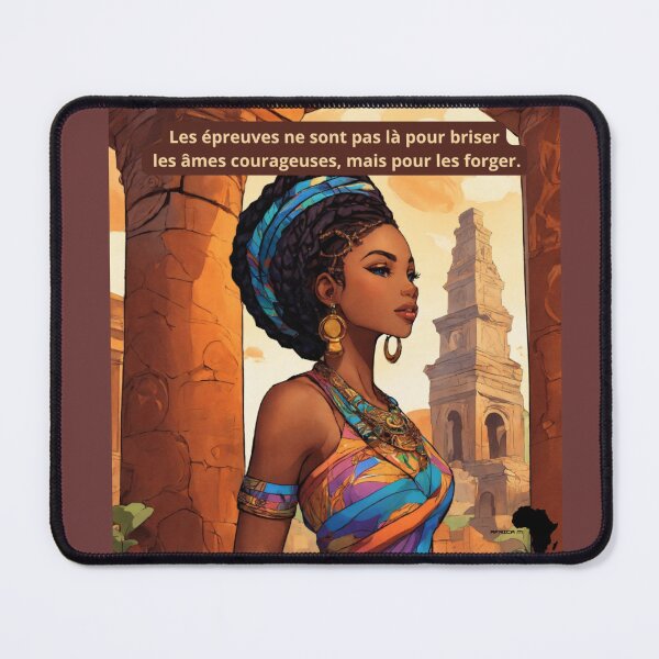 Item preview, African proverb: Trials are not there to break courageous souls, but to forge them. designed and sold by AFRICA M.