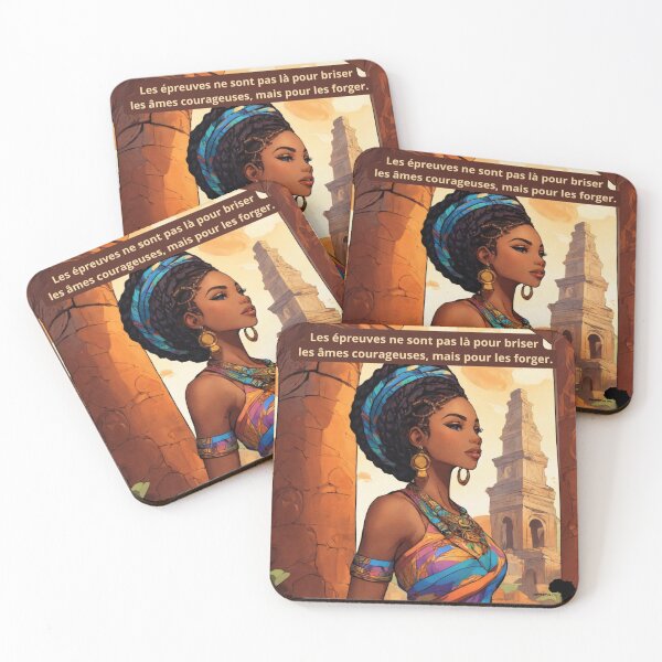 Item preview, African proverb: Trials are not there to break courageous souls, but to forge them. designed and sold by AFRICA M.