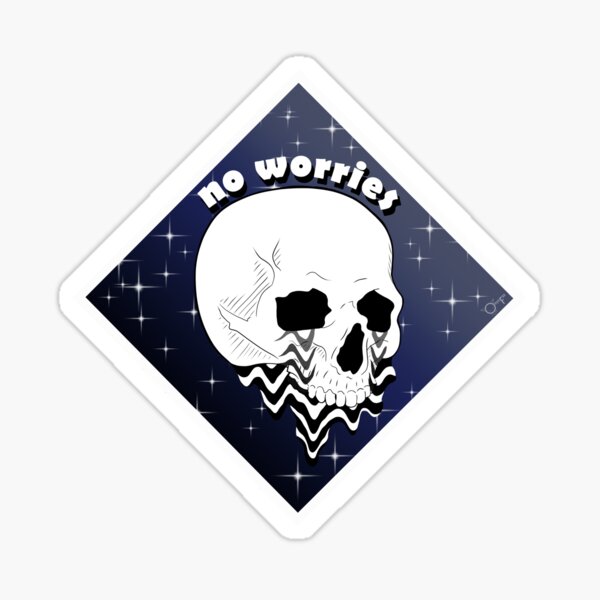 Item preview, no worries designed and sold by OnyxFoxDesigns.