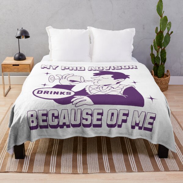 Item preview, My PhD Advisor Drinks Because Of Me | Funny Dissertation | Qualifying Exam | Dissertation Humor | Funny Grad Student | PhD Mentor Gift | PhD Advisor Gift | Comprehensive Exam designed and sold by jadedscientist.