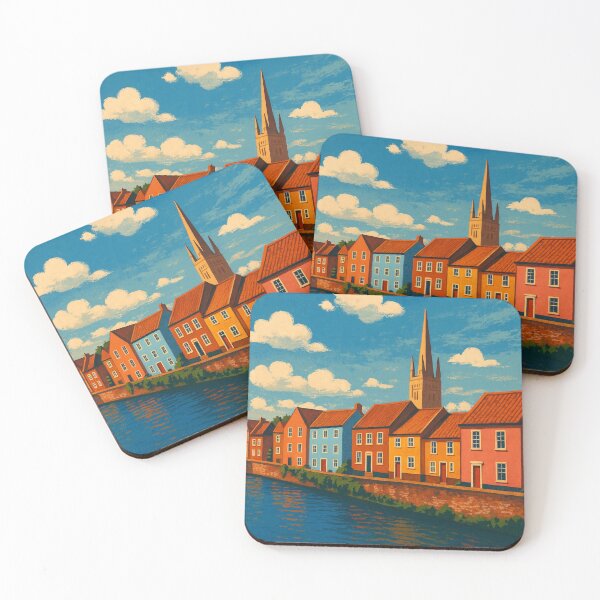 Item preview, Norwich Norfolk Vintage Travel Artwork designed and sold by JackCurtis1991.