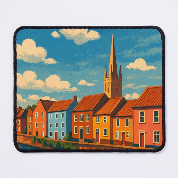 Item preview, Norwich Norfolk Vintage Travel Artwork designed and sold by JackCurtis1991.