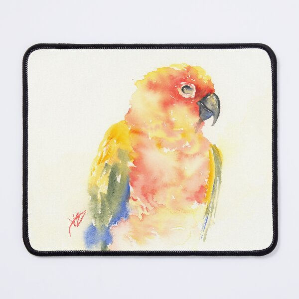 Item preview, Sun Conure Loose Watercolor Painting designed and sold by Valerie Englehart.