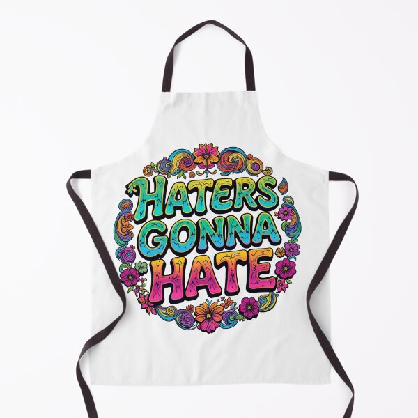 Item preview,  Haters Gonna Hate in bold gothic roses and baroque filigree designed and sold by Nimkaew.