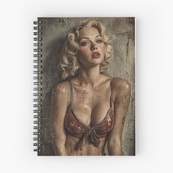 Item preview, Bold makeup retro girl with flirty pose designed and sold by Piotrek0001.
